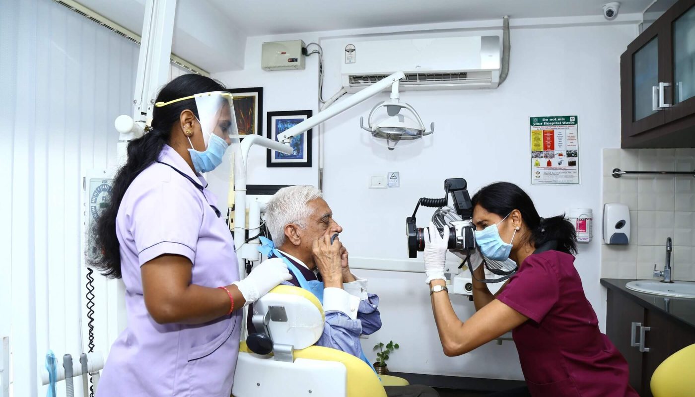 Dr. Shailaja Prasad in her clinic